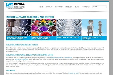 Filtra Systems Website
