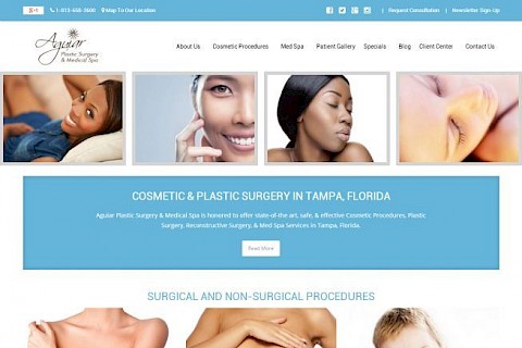 Aguiar Plastic Surgery Website
